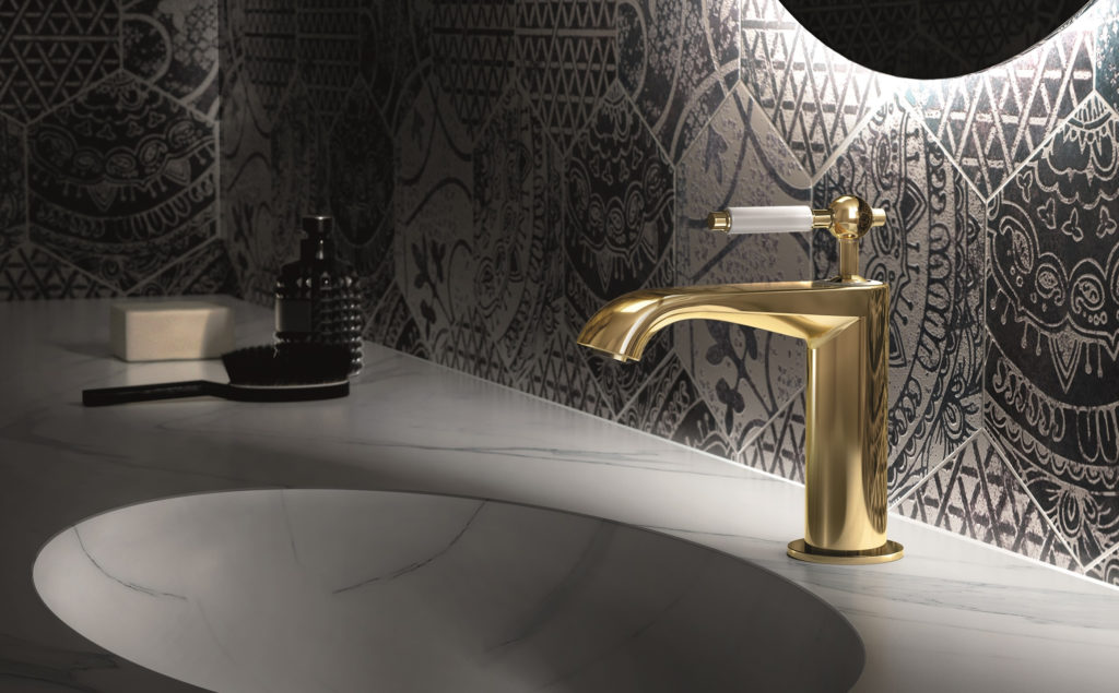 Rubinetteria per il bagno d'orata